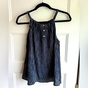 Striped Karl Marc John Tank Top